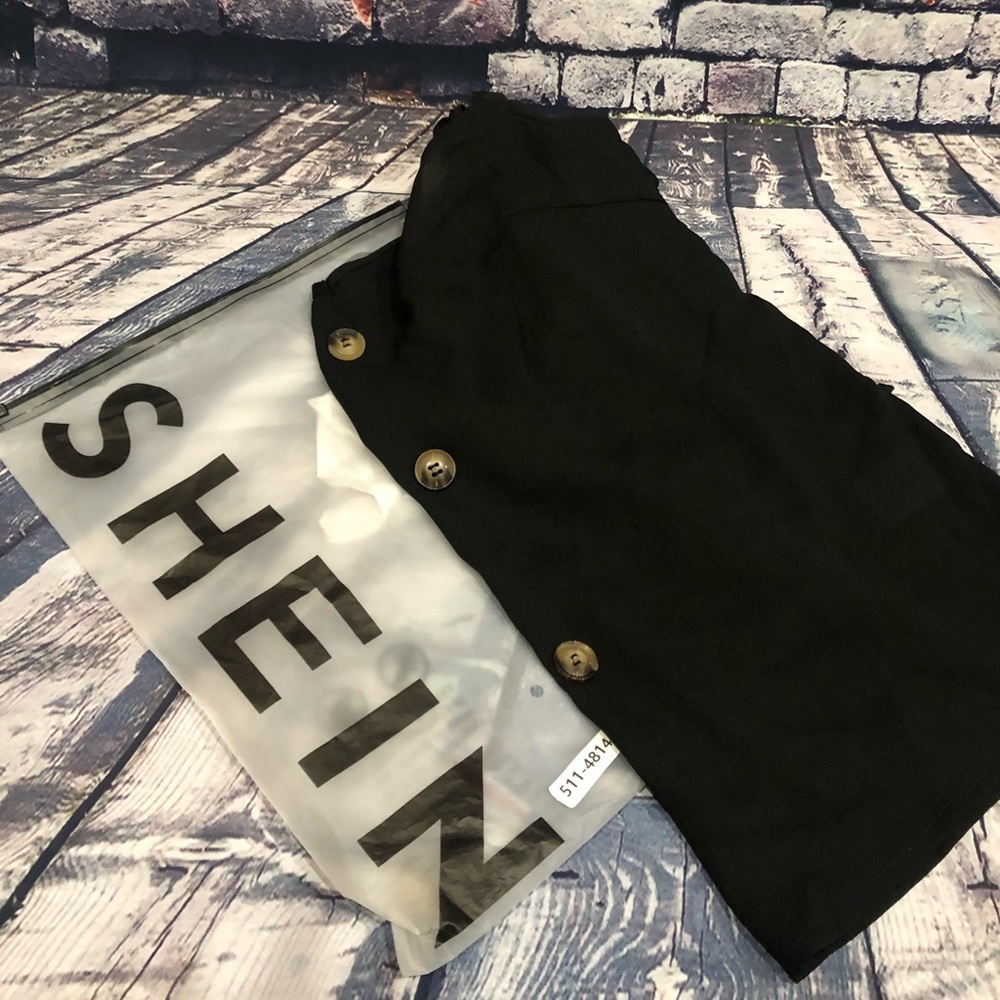 SHEIN black blouse